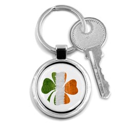 Irish Clover Key Chains (round)  by Valentinaart