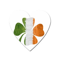 Irish Clover Heart Magnet by Valentinaart