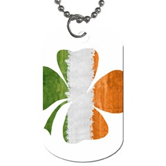 Irish Clover Dog Tag (two Sides) by Valentinaart