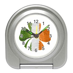 Irish Clover Travel Alarm Clocks by Valentinaart