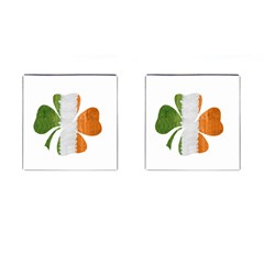 Irish Clover Cufflinks (square) by Valentinaart