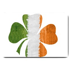 Irish Clover Large Doormat  by Valentinaart