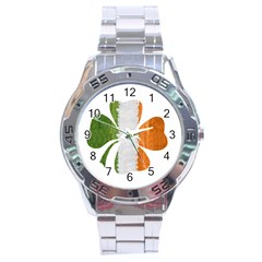 Irish Clover Stainless Steel Analogue Watch by Valentinaart