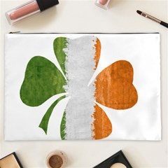 Irish Clover Cosmetic Bag (xxl)  by Valentinaart