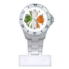 Irish Clover Plastic Nurses Watch by Valentinaart