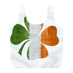 Irish Clover Full Print Recycle Bags (l)  by Valentinaart