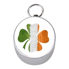 Irish Clover Mini Silver Compasses by Valentinaart