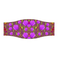 Roses Dancing On A Tulip Field Of Festive Colors Stretchable Headband