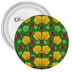 Roses Dancing On  Tulip Fields Forever 3  Buttons by pepitasart