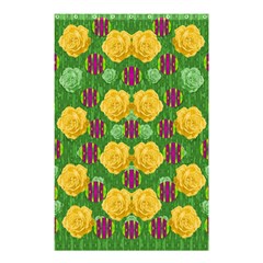 Roses Dancing On  Tulip Fields Forever Shower Curtain 48  X 72  (small) 