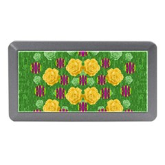 Roses Dancing On  Tulip Fields Forever Memory Card Reader (mini) by pepitasart