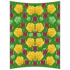 Roses Dancing On  Tulip Fields Forever Back Support Cushion