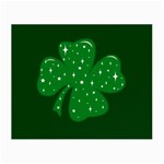 Sparkly Clover Small Glasses Cloth Front