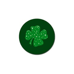 Sparkly Clover Golf Ball Marker by Valentinaart