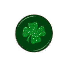 Sparkly Clover Hat Clip Ball Marker (4 Pack) by Valentinaart