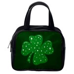 Sparkly Clover Classic Handbags (One Side) Front