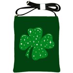 Sparkly Clover Shoulder Sling Bags Front