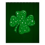 Sparkly Clover Shower Curtain 60  x 72  (Medium)  60 x72  Curtain