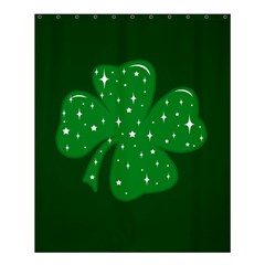 Sparkly Clover Shower Curtain 60  X 72  (medium) 