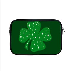 Sparkly Clover Apple Macbook Pro 15  Zipper Case by Valentinaart