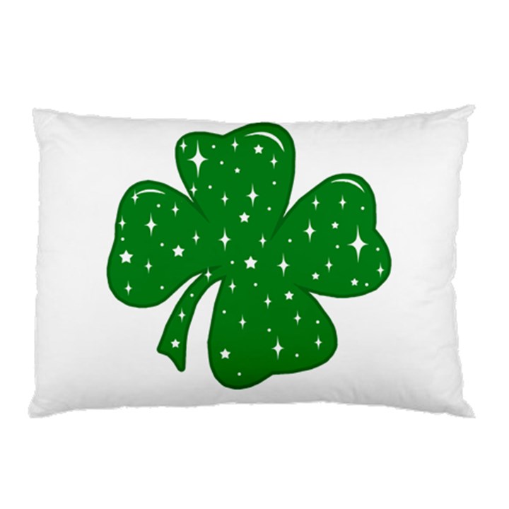 Sparkly Clover Pillow Case