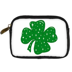 Sparkly Clover Digital Camera Cases by Valentinaart