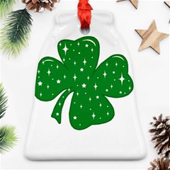 Sparkly Clover Ornament (Bell)