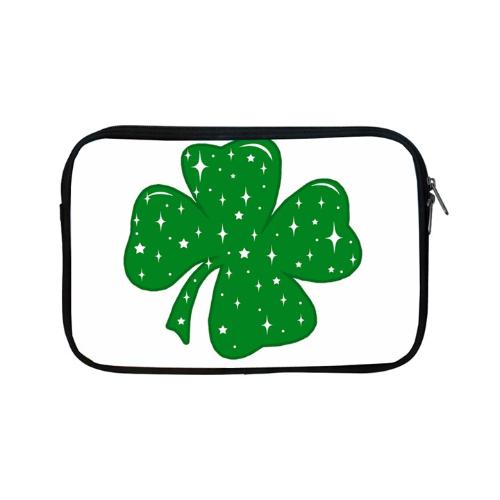 Sparkly Clover Apple iPad Mini Zipper Cases