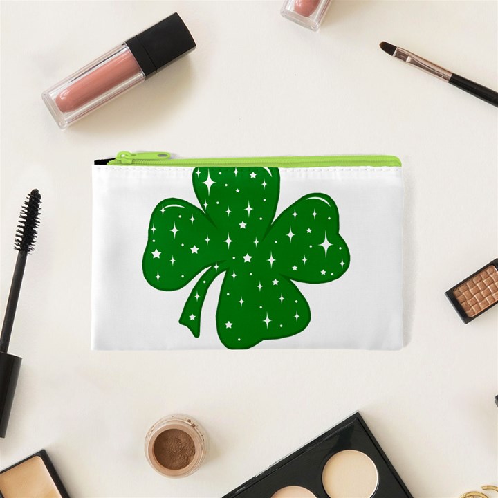 Sparkly Clover Cosmetic Bag (XS)