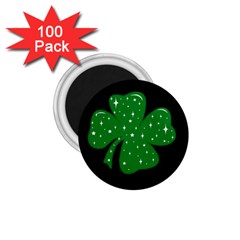 Sparkly Clover 1 75  Magnets (100 Pack)  by Valentinaart