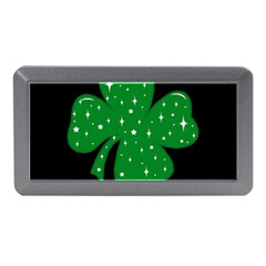 Sparkly Clover Memory Card Reader (mini) by Valentinaart