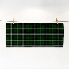 Green Plaid Pattern Cosmetic Storage Cases by Valentinaart