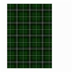 Green Plaid Pattern Small Garden Flag (two Sides) by Valentinaart