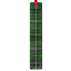 Green Plaid Pattern Large Book Marks by Valentinaart