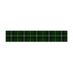 Green Plaid Pattern Flano Scarf (mini) by Valentinaart