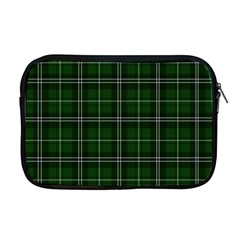 Green Plaid Pattern Apple Macbook Pro 17  Zipper Case by Valentinaart