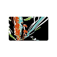 Multicolor Abstract Design Magnet (name Card) by dflcprints