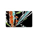 Multicolor Abstract Design Magnet (Name Card) Front