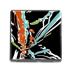 Multicolor Abstract Design Memory Card Reader (square) by dflcprints