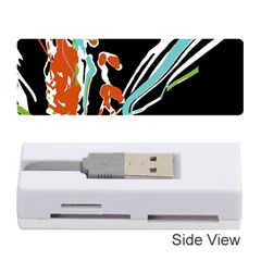 Multicolor Abstract Design Memory Card Reader (stick)  by dflcprints