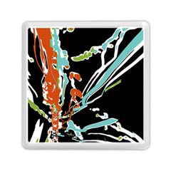 Multicolor Abstract Design Memory Card Reader (square)  by dflcprints