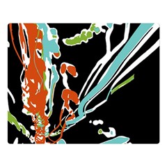 Multicolor Abstract Design Double Sided Flano Blanket (large)  by dflcprints