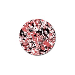 Textured Floral Collage Golf Ball Marker (4 Pack) by dflcprints