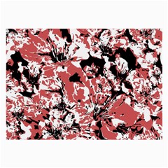 Textured Floral Collage Large Glasses Cloth by dflcprints