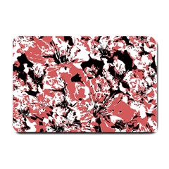 Textured Floral Collage Small Doormat  by dflcprints