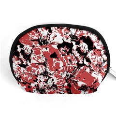 Textured Floral Collage Accessory Pouches (medium)  by dflcprints