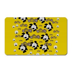 Bikers Out Singing In Spring Time Magnet (rectangular) by pepitasart