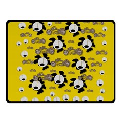 Bikers Out Singing In Spring Time Fleece Blanket (small) by pepitasart