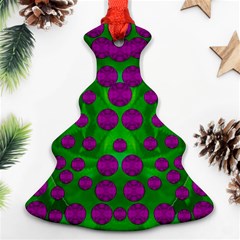 The Pixies Dance On Green In Peace Ornament (christmas Tree)  by pepitasart