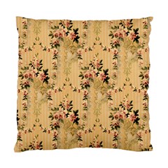 Vintage Floral Pattern Standard Cushion Case (one Side) by paulaoliveiradesign